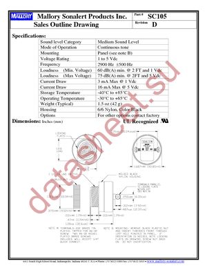 SC105 datasheet  